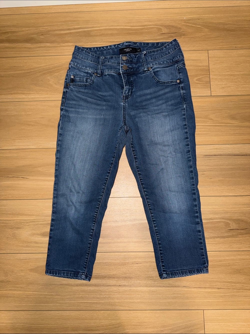 torrid Dark Blue Ankle Crop Stretch Jeans